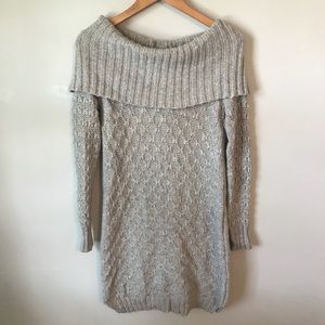 Anthropologie Sparrow grey sweater dress, size XS